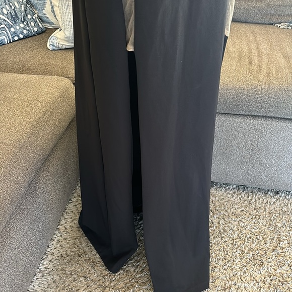 Bebe double split sheer bodice long slip gown cocktail Midi Dress size M - Picture 4 of 14